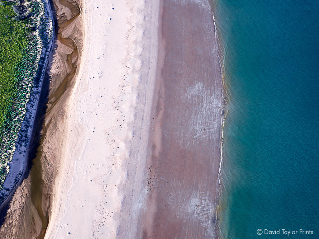 Abstract Aerial Landscape Photo Print of Cape Leveque Australia by David Taylor