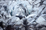 Load image into Gallery viewer, Abstract Aerial Landscape Photo Print of Iceland by David Taylor
