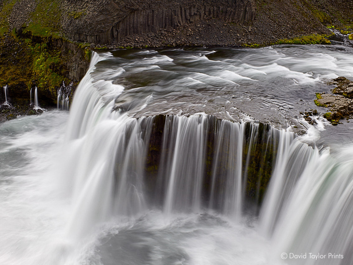 Abstract Aerial Landscape Photo Print of Iceland by David Taylor