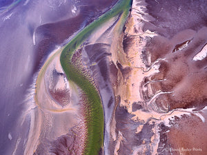 Abstract Aerial Landscape Photo Print of Karratha Australia by David Taylor