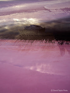 Abstract Aerial Landscape Photo Print of Lake Eyre Australia by David Taylor