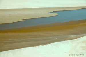 Abstract Aerial Landscape Photo Print of Lake Eyre Australia by David Taylor