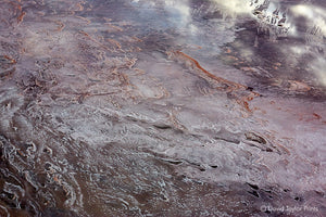 Abstract Aerial Landscape Photo Print of Lake Eyre Australia by David Taylor