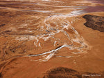 Load image into Gallery viewer, Abstract Aerial Landscape Photo Print of Lake Frome Australia by David Taylor
